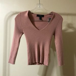Knit V-Neck Top
